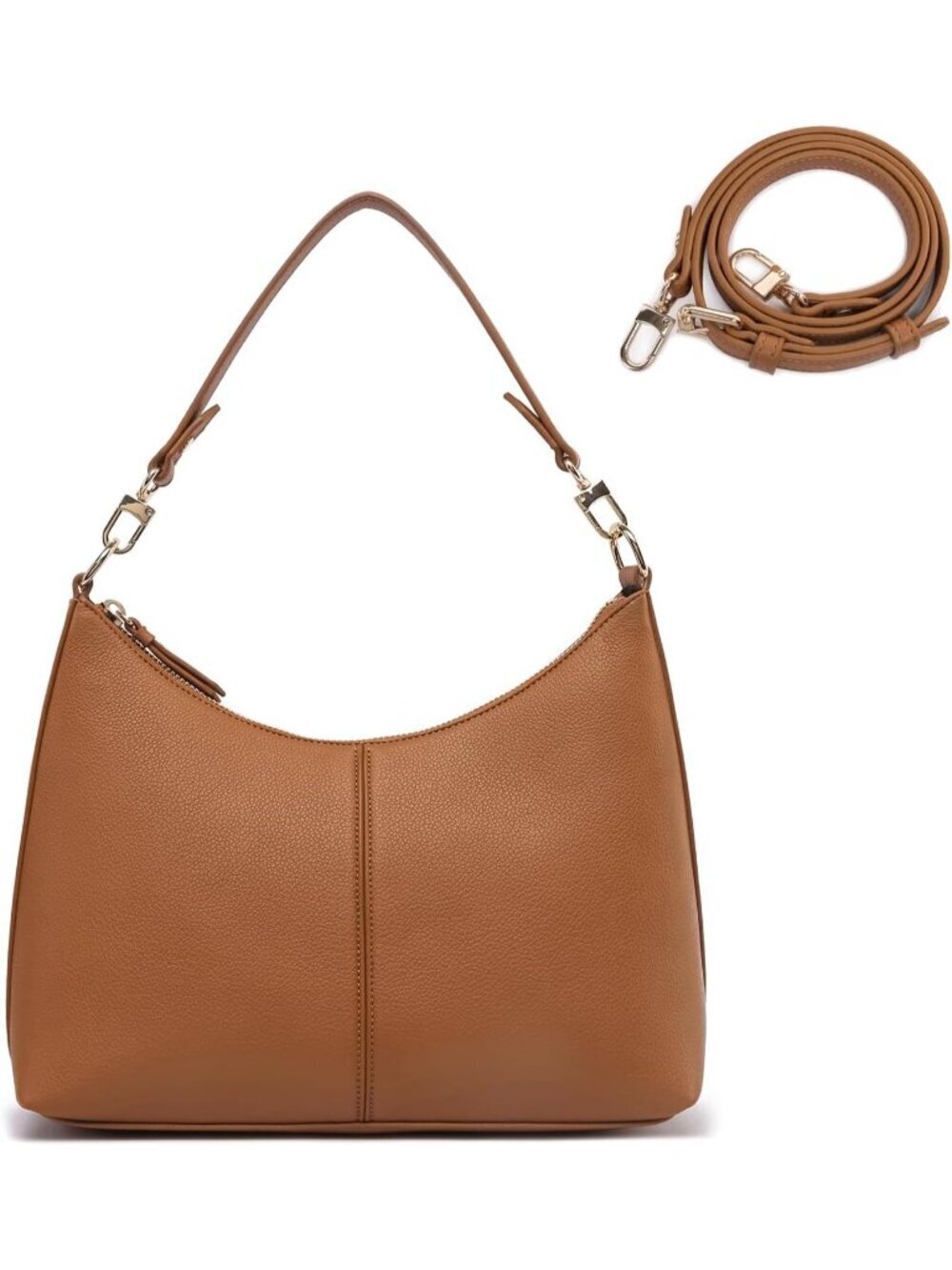 Women Brown Mini Soft Leather Waterproof Shoulder Crossbody Bag